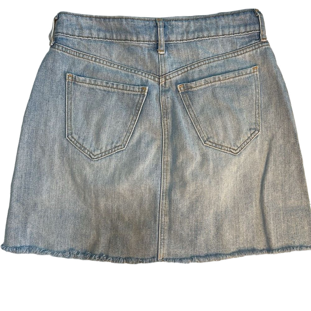 Old Navy Denim Skirt Button Fly Waist: 26 inches